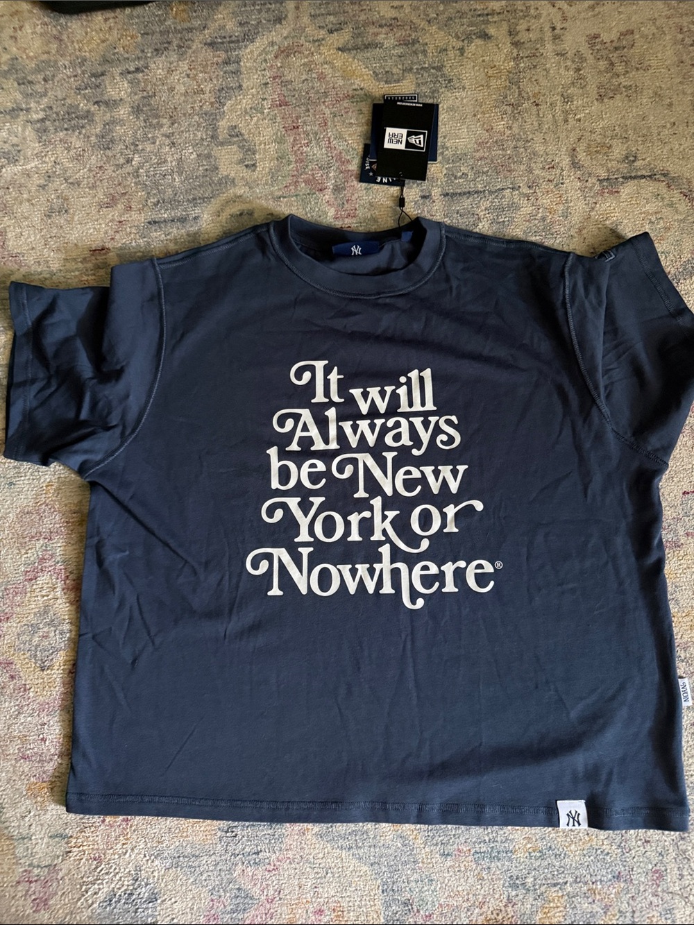 New York It Will Always Be New York Tee - Navy
